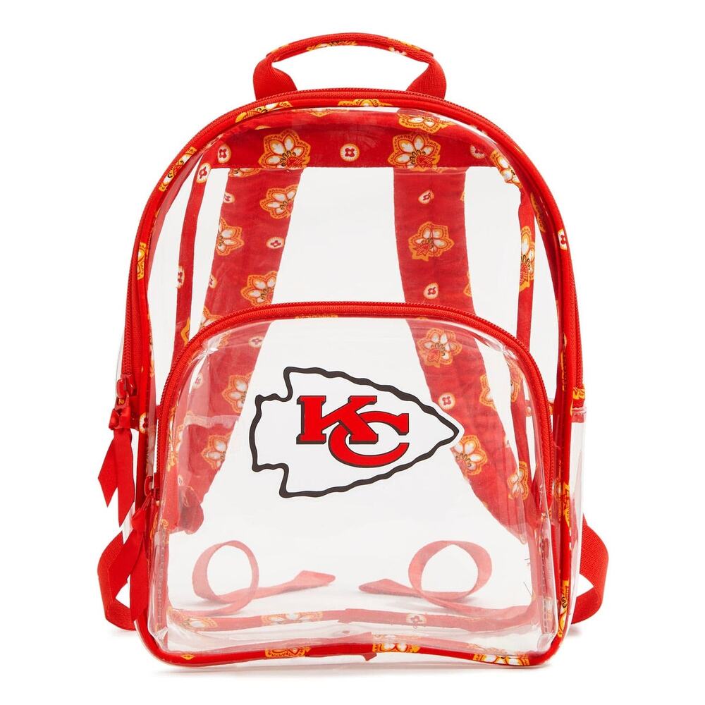 Kansas City Chiefs Clear Small Backpack Vera Bradley Stadium Approved NFL New